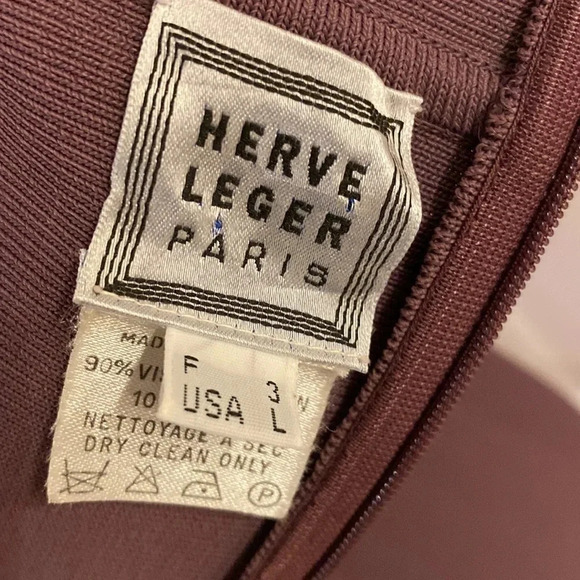 Herve Leger Paris bandage dress size L - Picture 8 of 8
